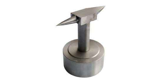 Horn anvil with round base