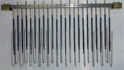 RACK WITH 33 HOOKS 2MM FOR GP