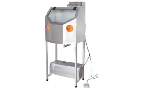Investment powder cleaning machine with flat water pump