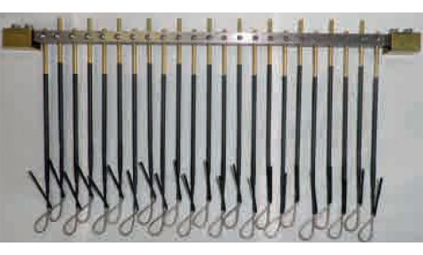 RACK WITH 21 HOOKS 1.6MM TI FOR EN-34