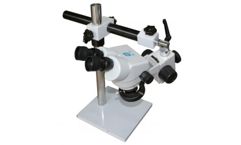Zoom stereo stone setting microscope